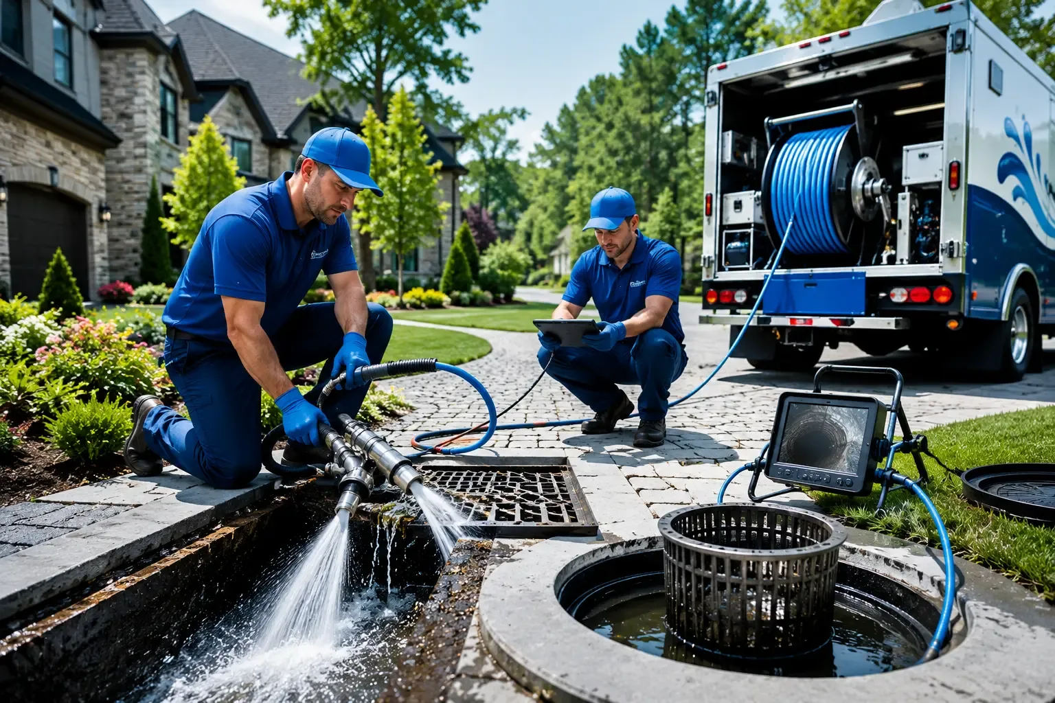 Local outdoor drain cleaning professionals in Cordova, IL