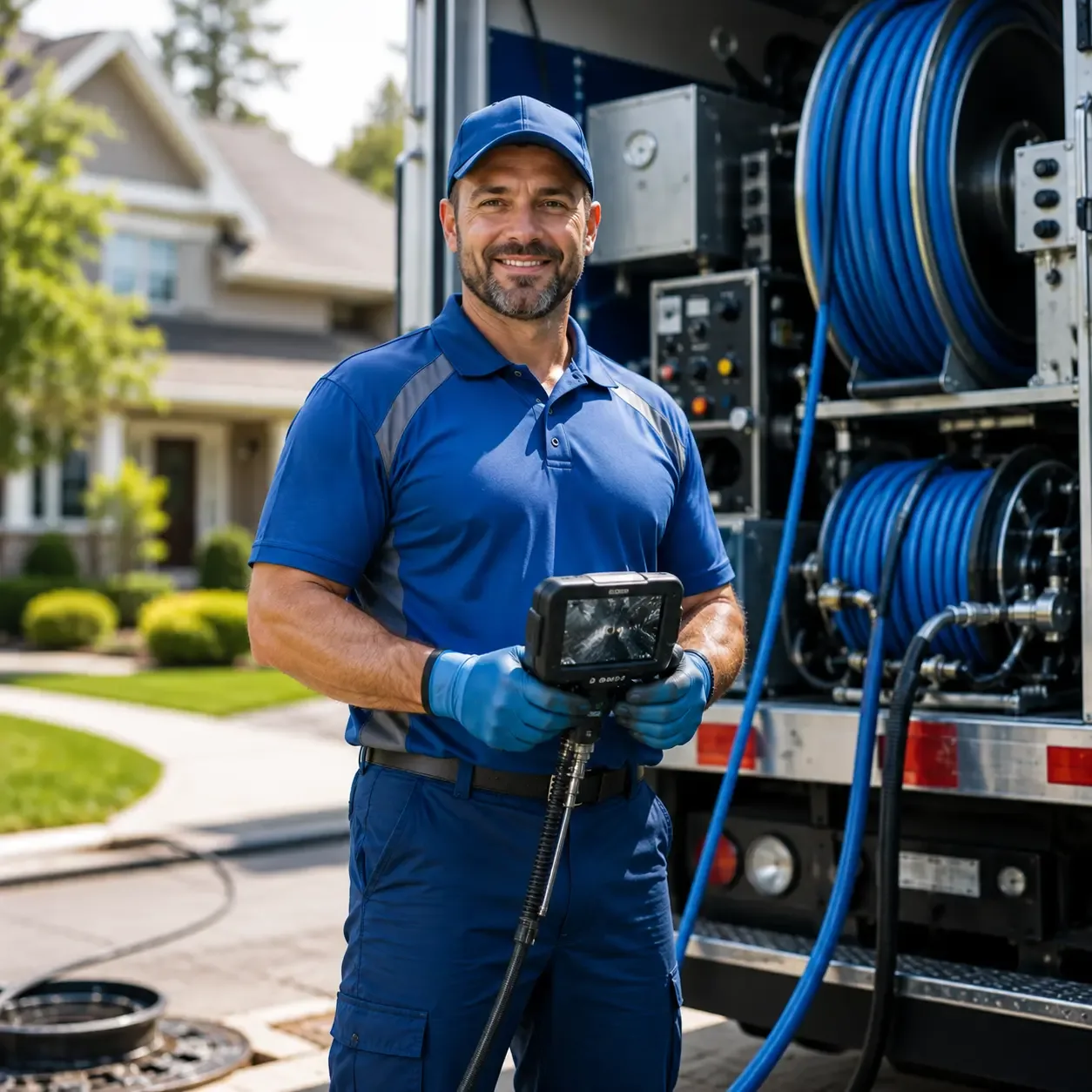 Local outdoor drain cleaning specialists in Cordova, IL